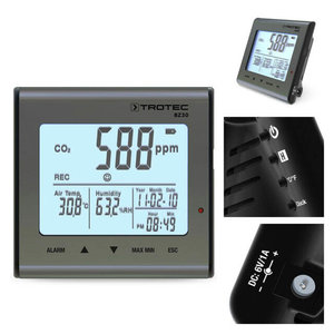 Trotec Trotec compteur de CO2 avec pile de secours