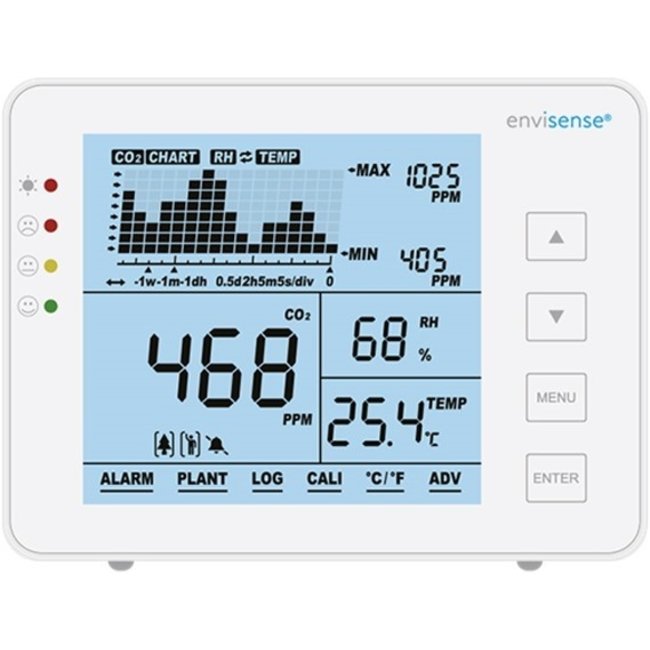 Econox EnviSense compteur de CO2 avec température et humidité