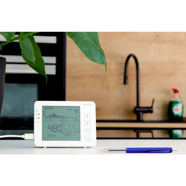 Econox EnviSense compteur de CO2 avec température et humidité