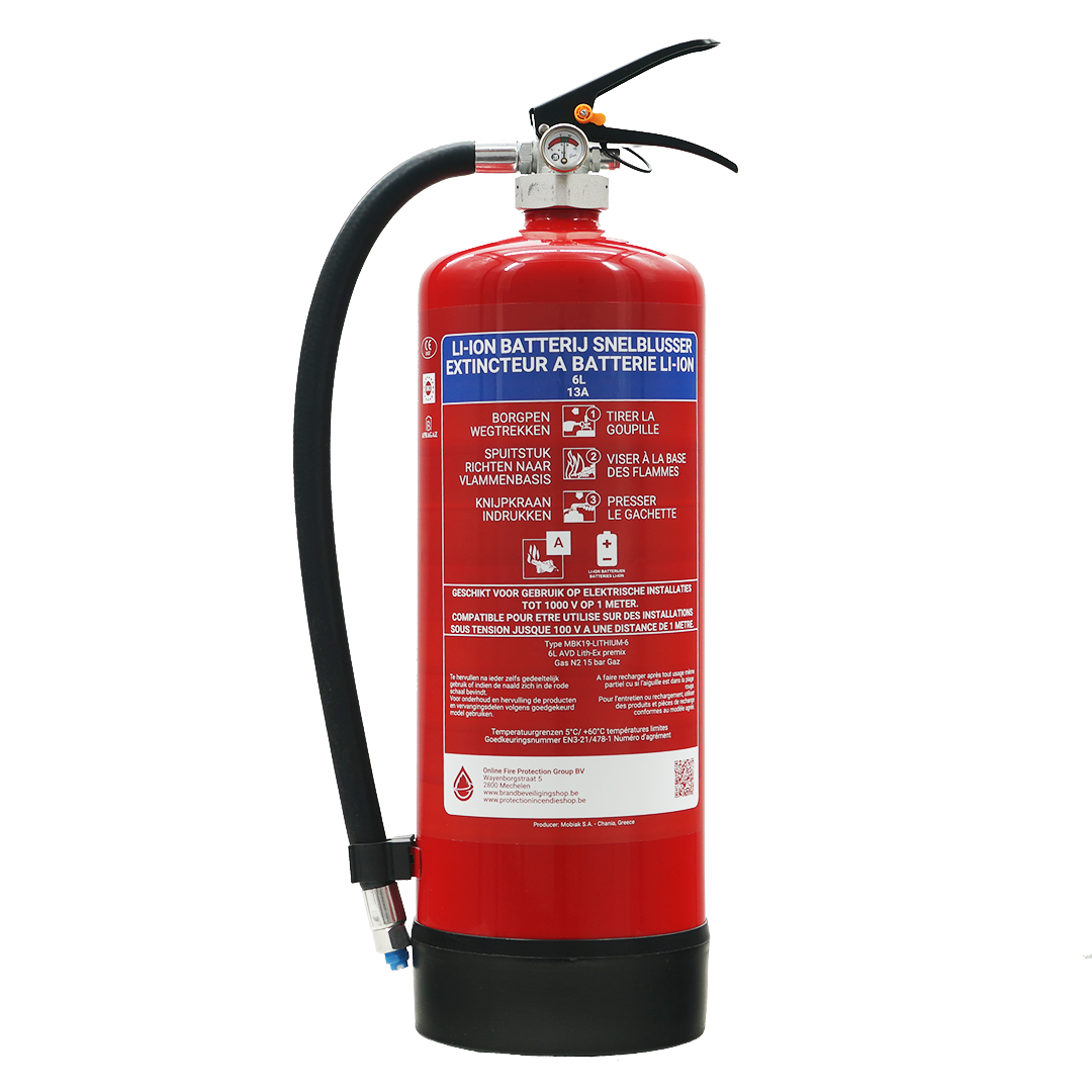 Extincteur 2 lt spécial feu de batterie lithium | Passion Prévention