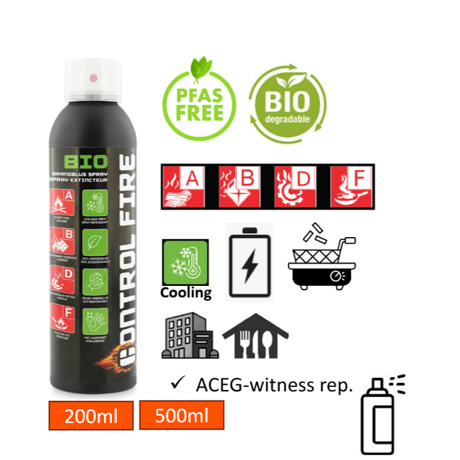 Control Fire extincteur en spray 200 ml