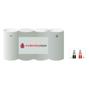 Bloc de batterie d'éclairage de secours NiCd 4.8V /1500 mAh Sub C-cell