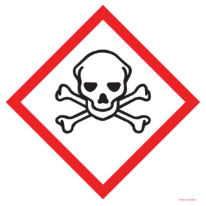 Pikt-o-Norm Pictogram pour substances toxiques (GHS06)