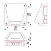 Linergy Storm Outdoor downlight 1500 lm