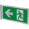 Pikt-o-Norm Pictogramme sortie de secours gauche