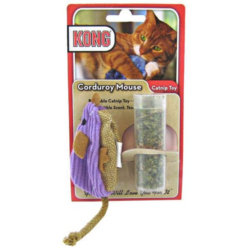 Kong Corduroy Catnip Mouse