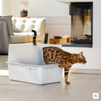 Lucky Kitty Kattenbak XXL RVS