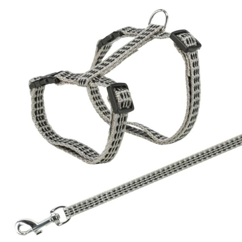 Trixie Cat Harness with Lead, reflective Trixie Cat Harness with Lead, reflective