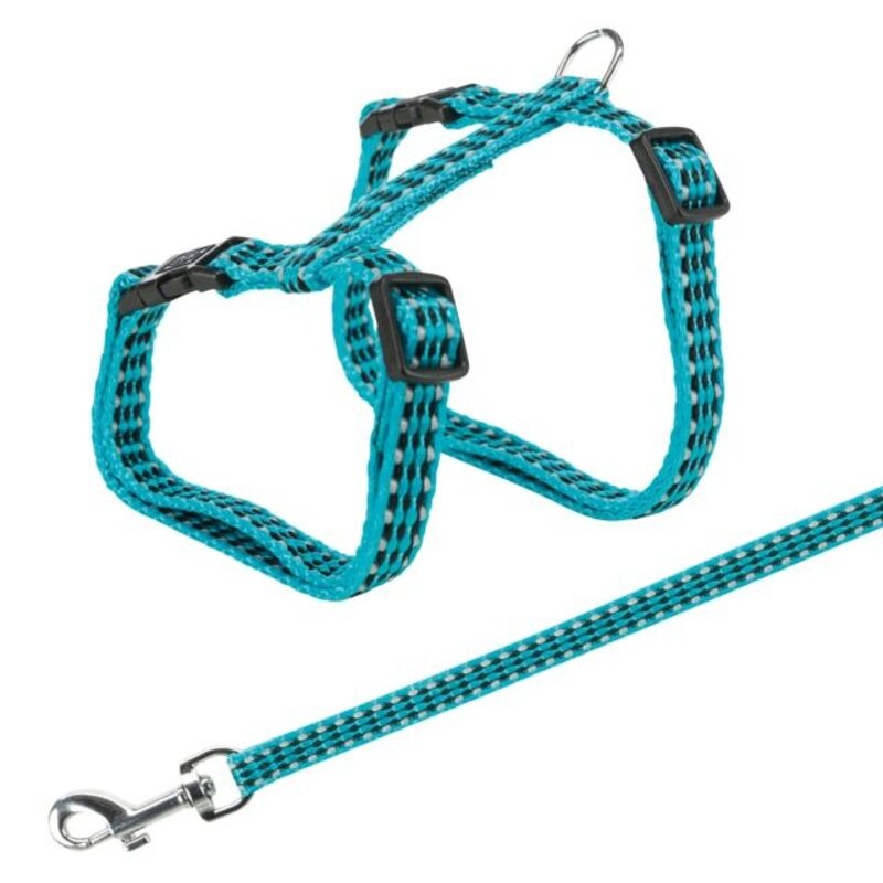 Trixie Cat Harness with Lead, reflective Trixie Cat Harness with Lead, reflective