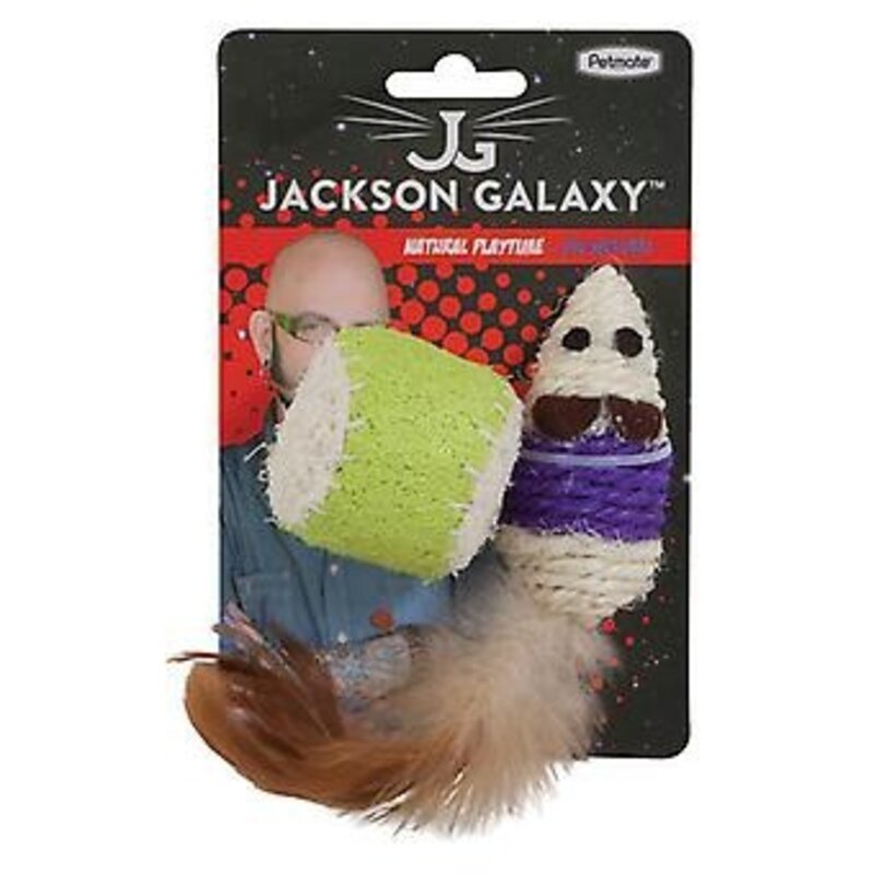 Jackson Galaxy Rope Mouse with Ball