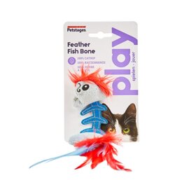Petstages Feather Fish Bone