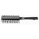 Sibel Tunnel Vented Double Brush Black Sibel Tunnel Vented Double Brush Black