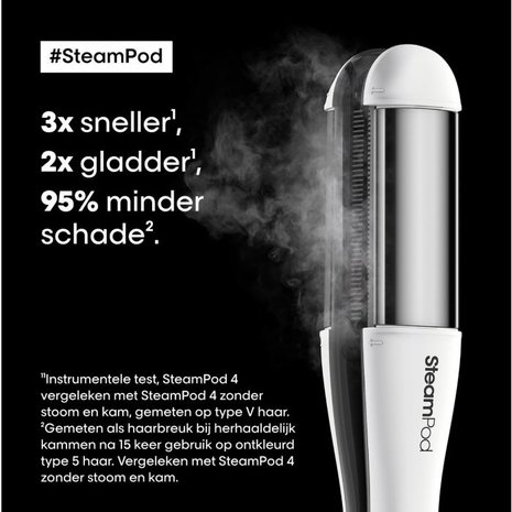 Sporten pond klep L'Oréal Steampod 4.0 Professional kopen? Bij Kappershandel - Kappershandel