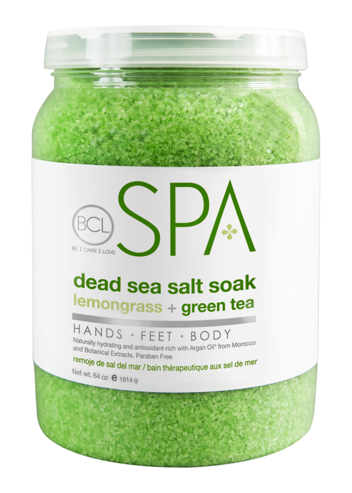 Lemongrass + Green Tea Dead Sea Salt Soak Kappershandel