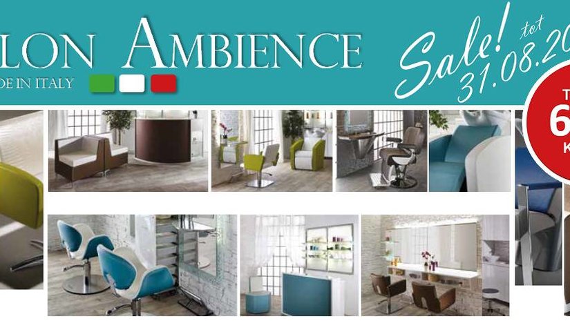 Salon Ambience Sale, tot wel 60% korting!
