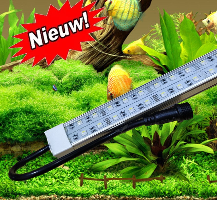 Aquarium led verlichting RGBW  dubbele led strip waterdicht