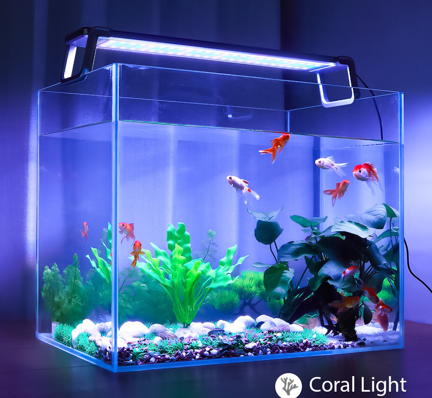 Aquarium verlichting voor aquaria zonder kap.