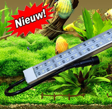 Aanbieding RGBW LED aquarium  verlichting (warmwit, rood, groen en blauw)