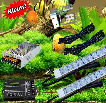 Buyatjohn 12 volt Cichlide combi set 1 x RGBWW en 1 combi led balk