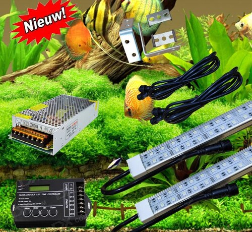 Buyatjohn 12 volt Cichlide combi set 1 x RGBWW en 1 combi led balk