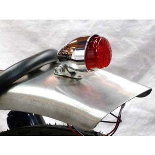 Shin Yo Texas Red / Chrome Cafe Racer Tail Light