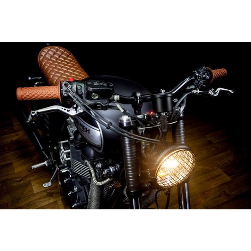 Indicateur de vitesse noir avec 4 témoins lumineux