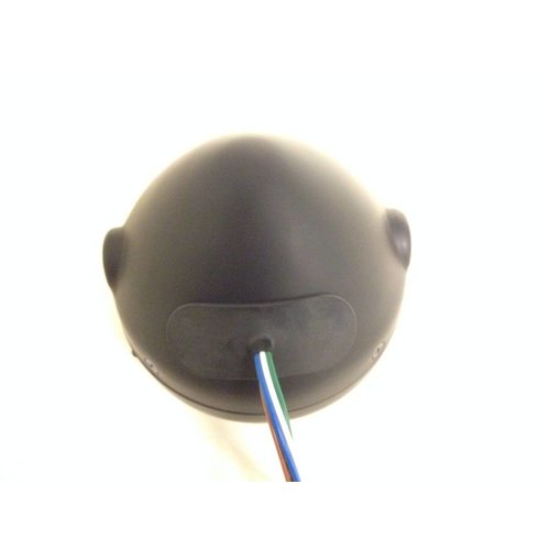 5.75" Flat Black Cafe Racer Headlight