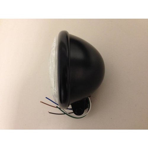 5,75 inch Bates Koplamp Black Onder Montage