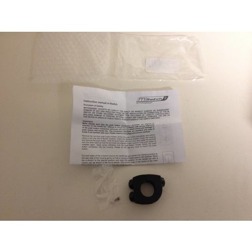 Motogadget mo.switch 3 knops 22MM zwart