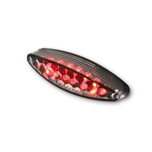 Highsider Achterlicht LED Ovaal Transparant