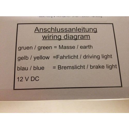 Highsider Achterlicht LED Ovaal Transparant