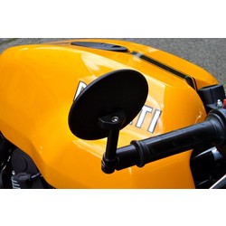 Pair of Black Bar End Mirrors