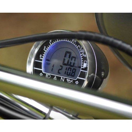 Acewell 2853 AP Speedo with Chromed Aluminium Housing