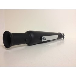 Pot d'échappement Trumpet noir 38mm - 44.4mm