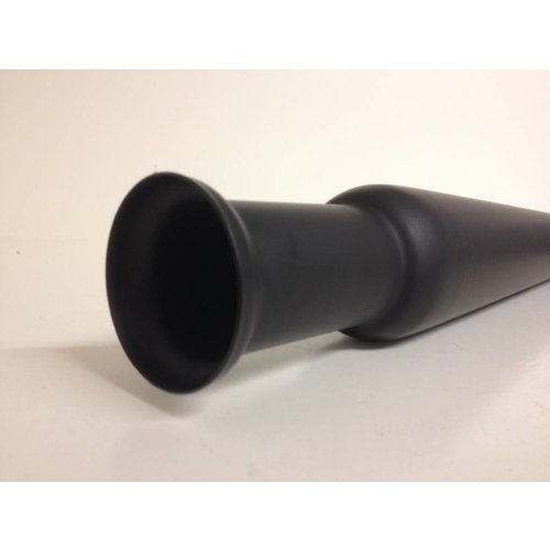Pot d'échappement Trumpet noir 38mm - 44.4mm