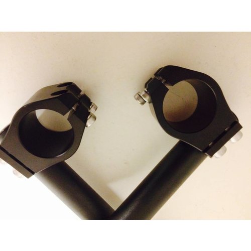 22 MM Schwarz Clipons CNC (Viele Größen)