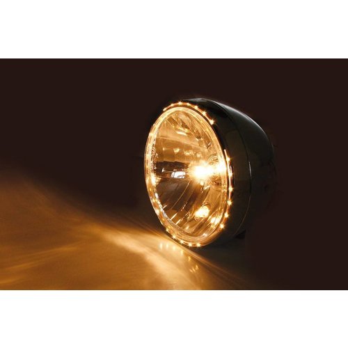 Highsider 7" Clear Chrome Headlight RENO 2