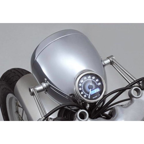 Daytona Phare vintage chromé avec support pour compteur 5,75"