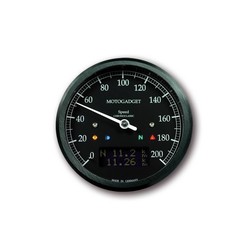 Chronoclassic Speedo 0-200 km/h Schwarz