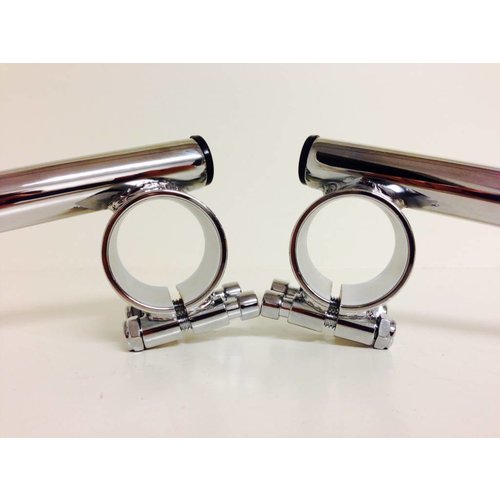 Emgo 35MM Chrome Clipons (for Many Honda CB's)