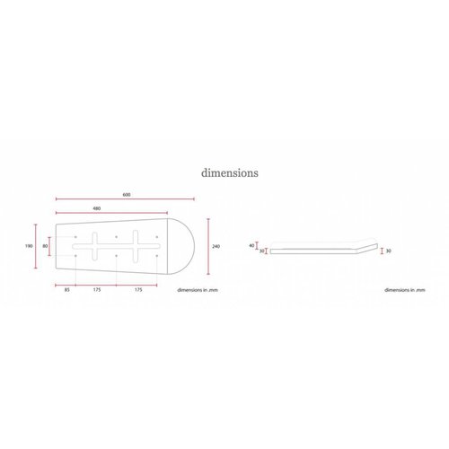 C.Racer Brat Sitzbank Tuck N' Roll Brown Upswept Long Type 29