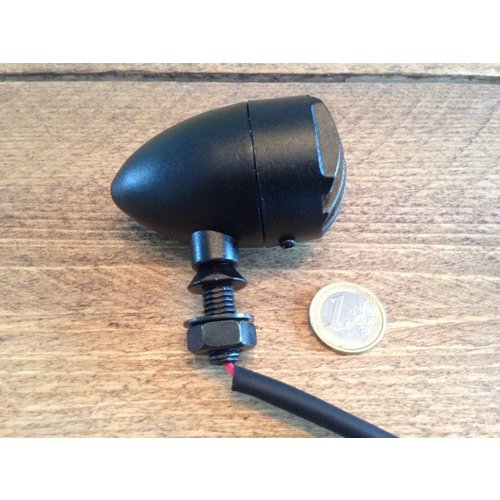 Set Flat Black Steampunk Turn Signals