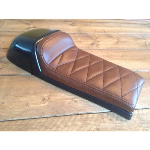 C.Racer Cafe Racer Seat Diamond Stitch Chocolat Type 39