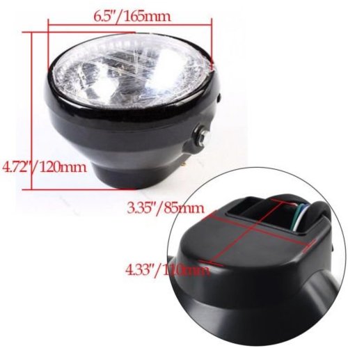 6.5" H4 Koplamp met 26 LEDs Knipperlichten