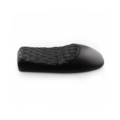 Diamond Stitch Cafe Racer Seat Black 25