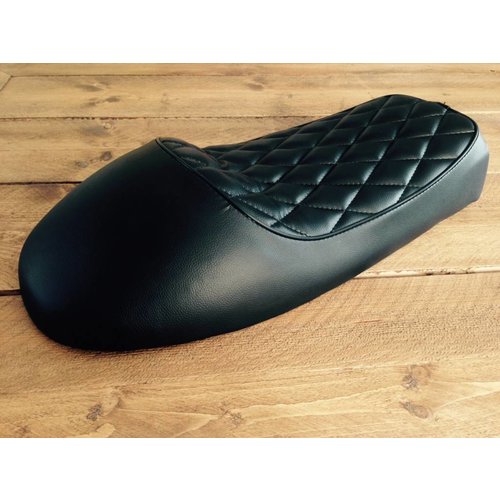 Diamond Stitch Cafe Racer Seat Black 25