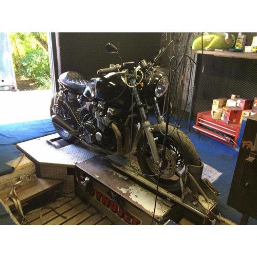 Diamond Stitch Cafe Racer Seat Black 25