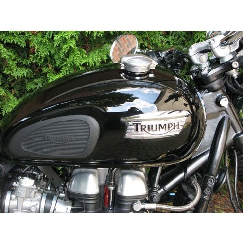 Motone Adaptateur 2.5"" + bouchon pour Monza, New Triumph Bonneville, Thruxton et Scrambler