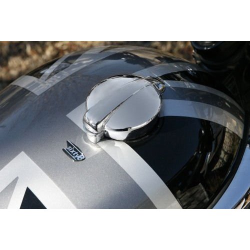 Motone Adaptateur 2.5"" + bouchon pour Monza, New Triumph Bonneville, Thruxton et Scrambler