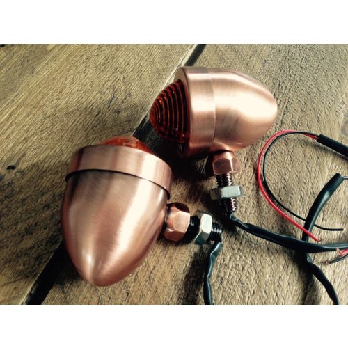 Set Oldskool Copper Bullet Knipperlichten